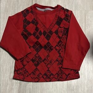 Kenneth Cole Kids Red Long Sleeve Shirt 3T